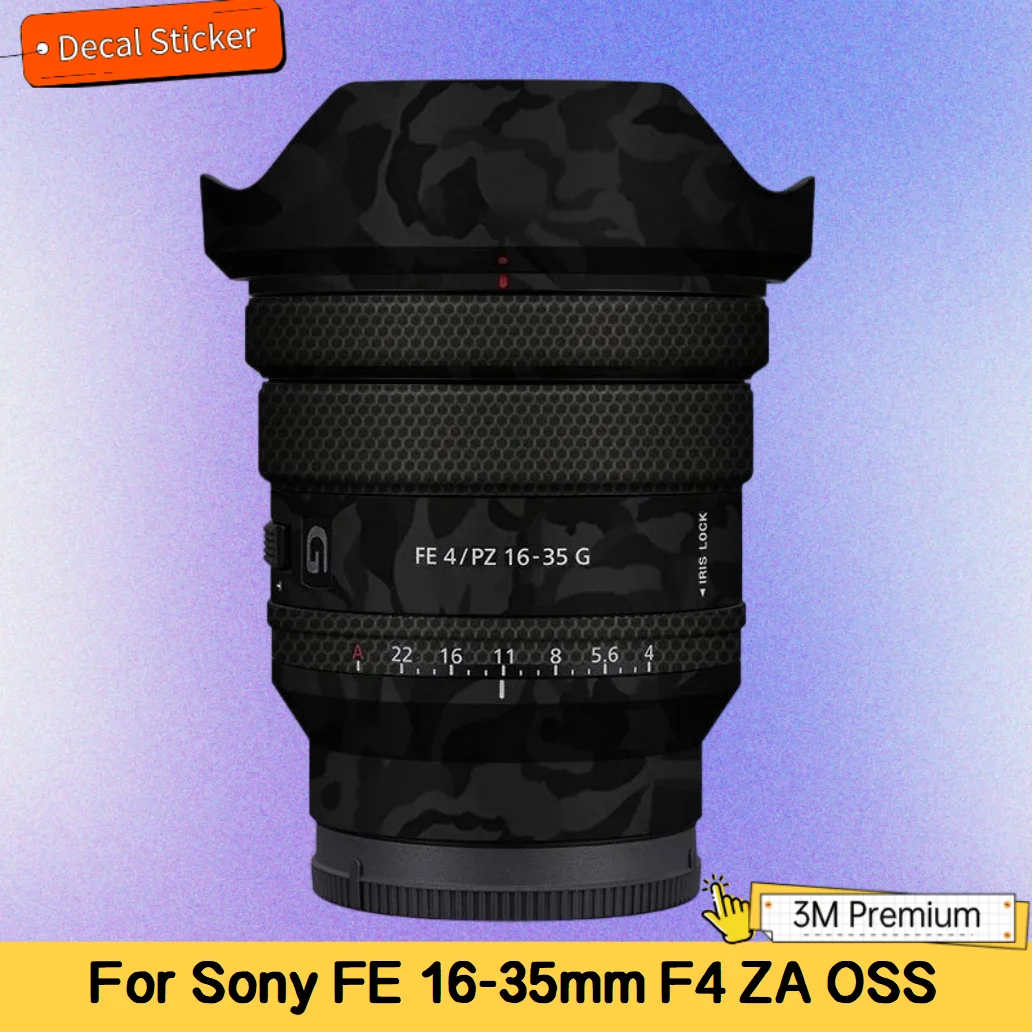For Sony FE 16-35mm F4 ZA OSS Lens Sticker Protective Skin Decal Vinyl Wrap Film Anti-Scratch Protector Coat