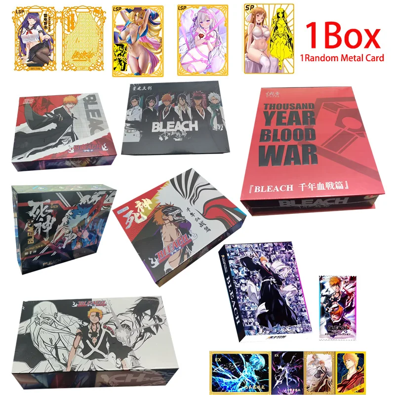 Wholesale Diversity BLEACH Collection Cards Booster Box Anime Characters Limited Rare Pure Gold Cards Hobby Collectible