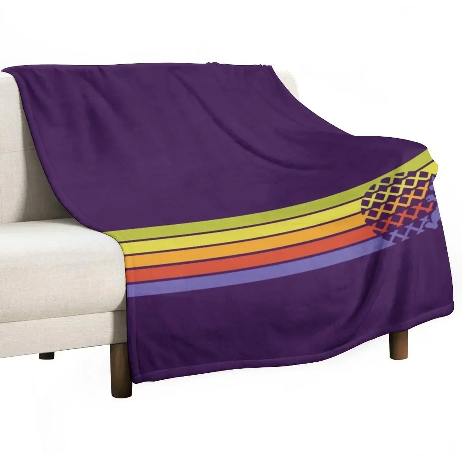 

Retro Dragon Stripes Throw Blanket Flannel Fabric Custom Blankets For Sofas wednesday Blankets