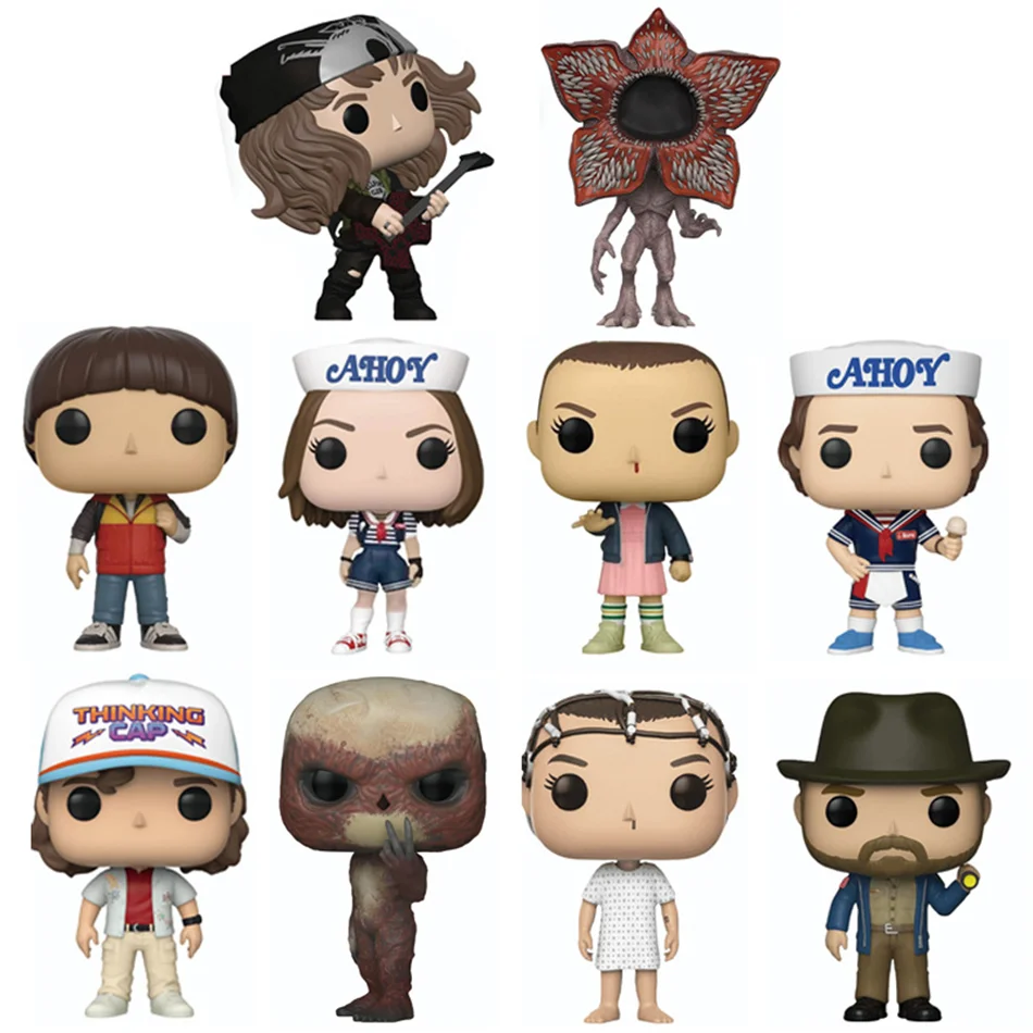 4 Stili di Action Figure Anime Stranger Things: Jane Ives/Will Byers/Mike Wheeler, Statuette in Vinile per Cosplay, Ornamenti, Giocattoli, Regalo di Compleanno