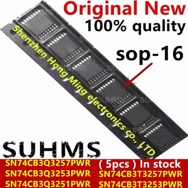 (5piece) New SN74CB3T3257PWR KS257 SN74CB3T3253PWR KS253 SN74CB3Q3257PWR BU257 SN74CB3Q3253PWR BU253 SN74CB3Q3251PWR BU251 sop16