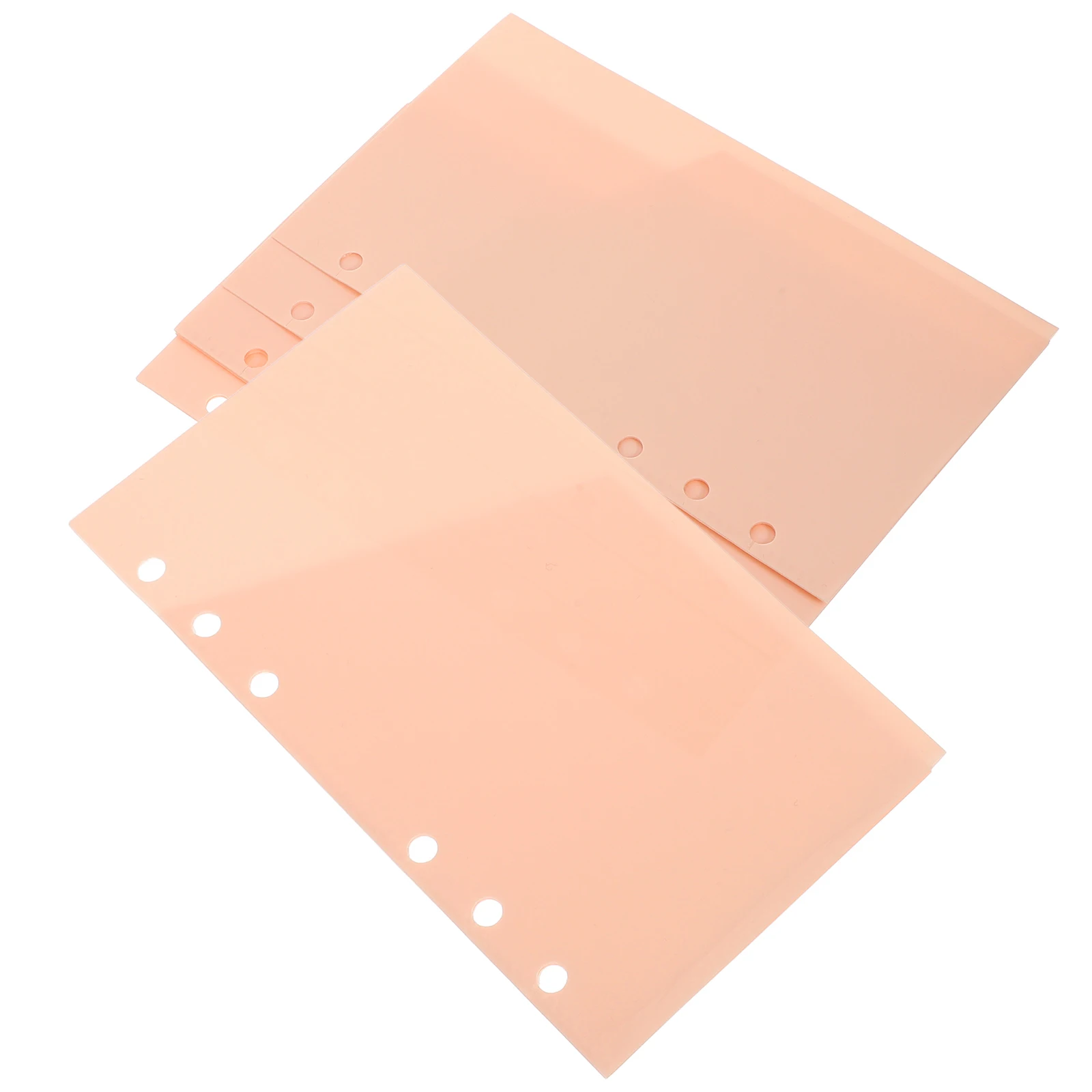 

5 Pcs Leaf Binder Inserts Double Budget Binder Pocket Plug Pink A6 Reusable Replaceable Budget Pockets Storage ganizer