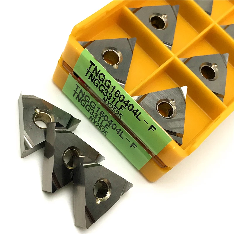 TNGG160404R-2G TNGG160404L-2G NX2525 Cermet إدراج عالية الجودة الخارجية تحول أداة CNC تصنيع الفولاذ تحول إدراج
