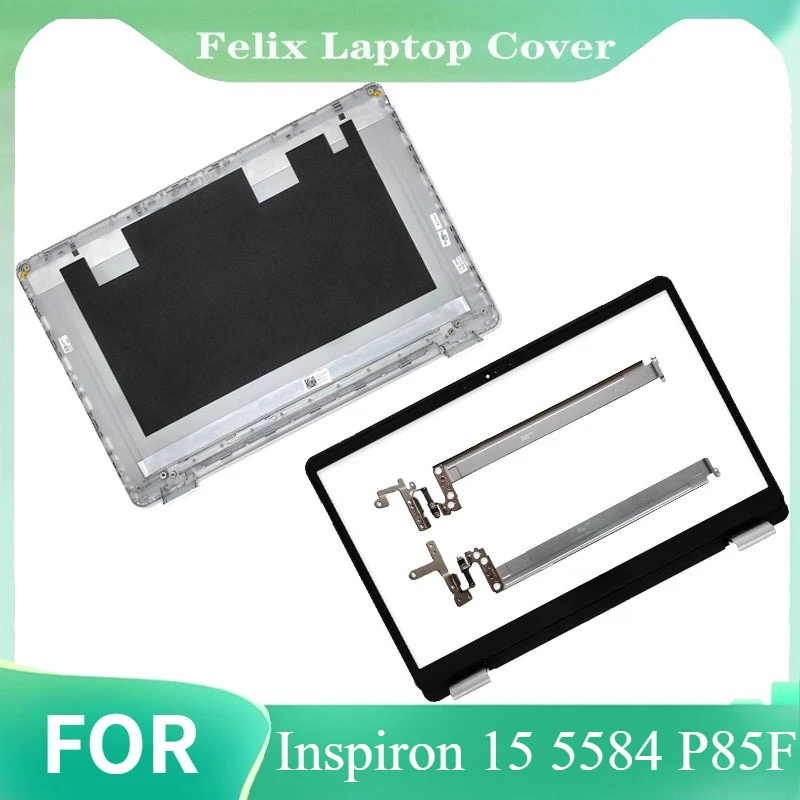 

Для Inspiron 15 5584 P85F новая задняя крышка ЖК-дисплея/передняя панель/петли 0GYCJR серебристый