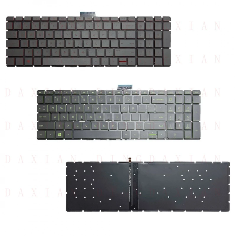 

LL+ US Backlit Keyboard for HP 15-AB 15AX AE AS AK AU 15-BC TPN-Q159 Q172 Q173 Q162