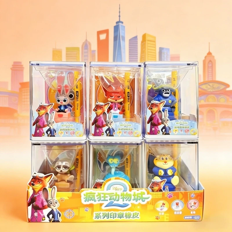 

2025 New Hot Sell Disney Zootopia 2 Toy Story Seal Rubber Hand-Made Toys Nick Judy Series Holiday Gifts For Friends