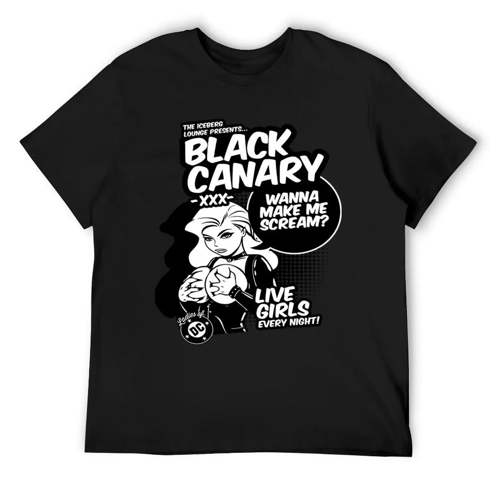 

Ladies of DC - Black Canary T-Shirt blue archive Short sleeve tee Men's t shirts