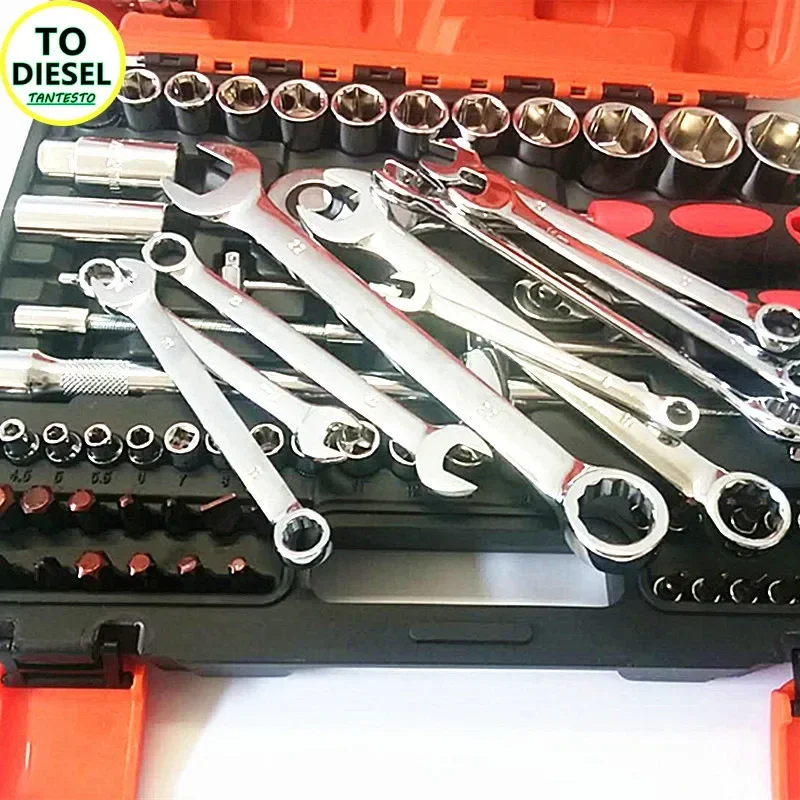 Set Alat Perbaikan Kunci Pas Mobil Alat Injektor CRIN 82 Buah