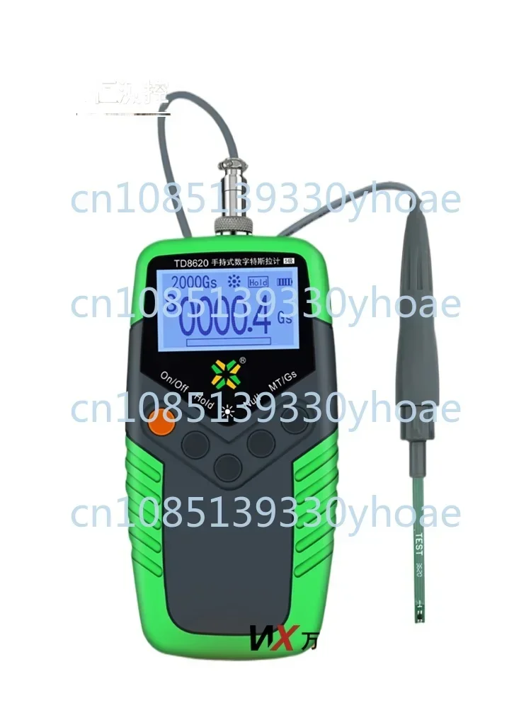 Digital Gaussian Meter TD8620 Surface Magnetic Detector Magnetic Field Flux Meter Handheld Tesla Meter