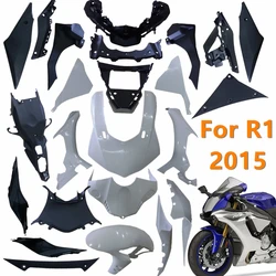 For Yamaha YZF 1000 YZF R1 2015 Bodywork Fairing Unpainted Components Injection Molding ABS Cowl Body Plastic parts