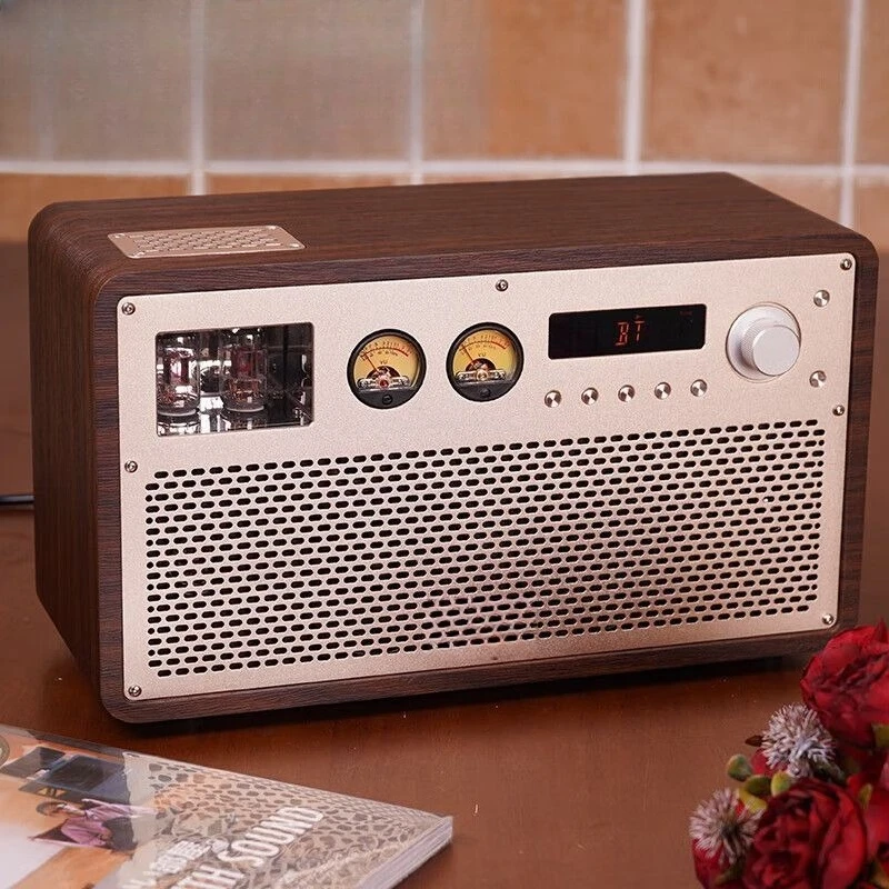 Audiophile HiFi bile stereo, retro wireless desktop, Bluetooth speaker all-in-one machine