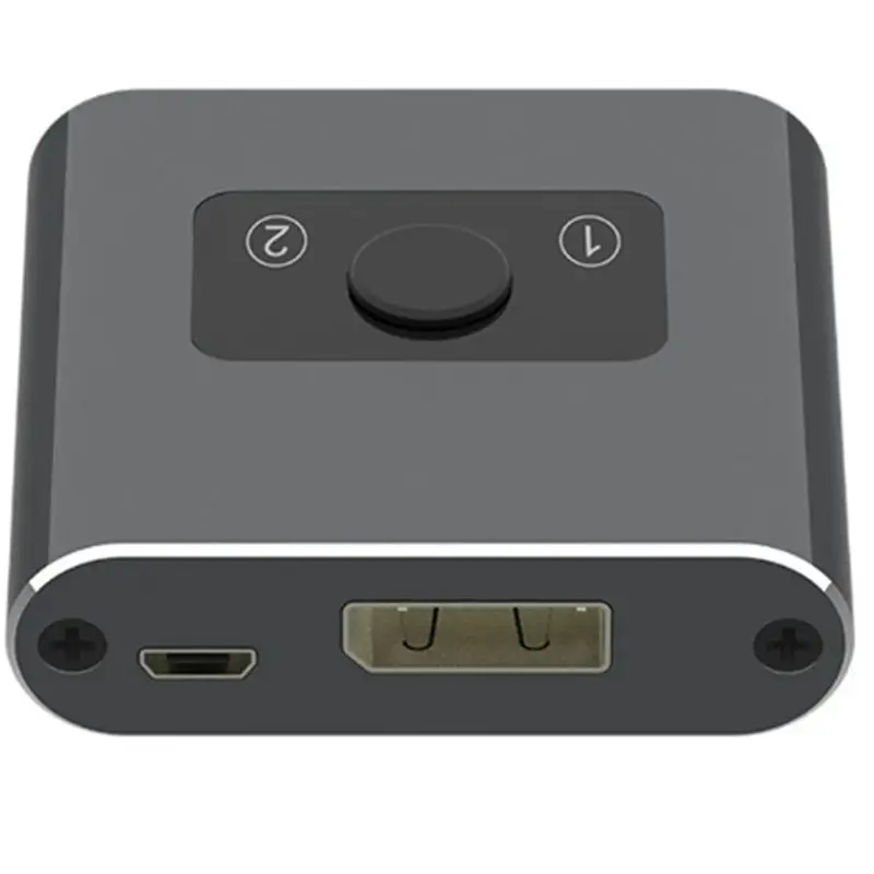 AS95 -compatible Switch Splitter 2 Port Bi-Directional, 4K Ultra HD 1 in 2 Out 2 in 1 Out, No External Power Needed