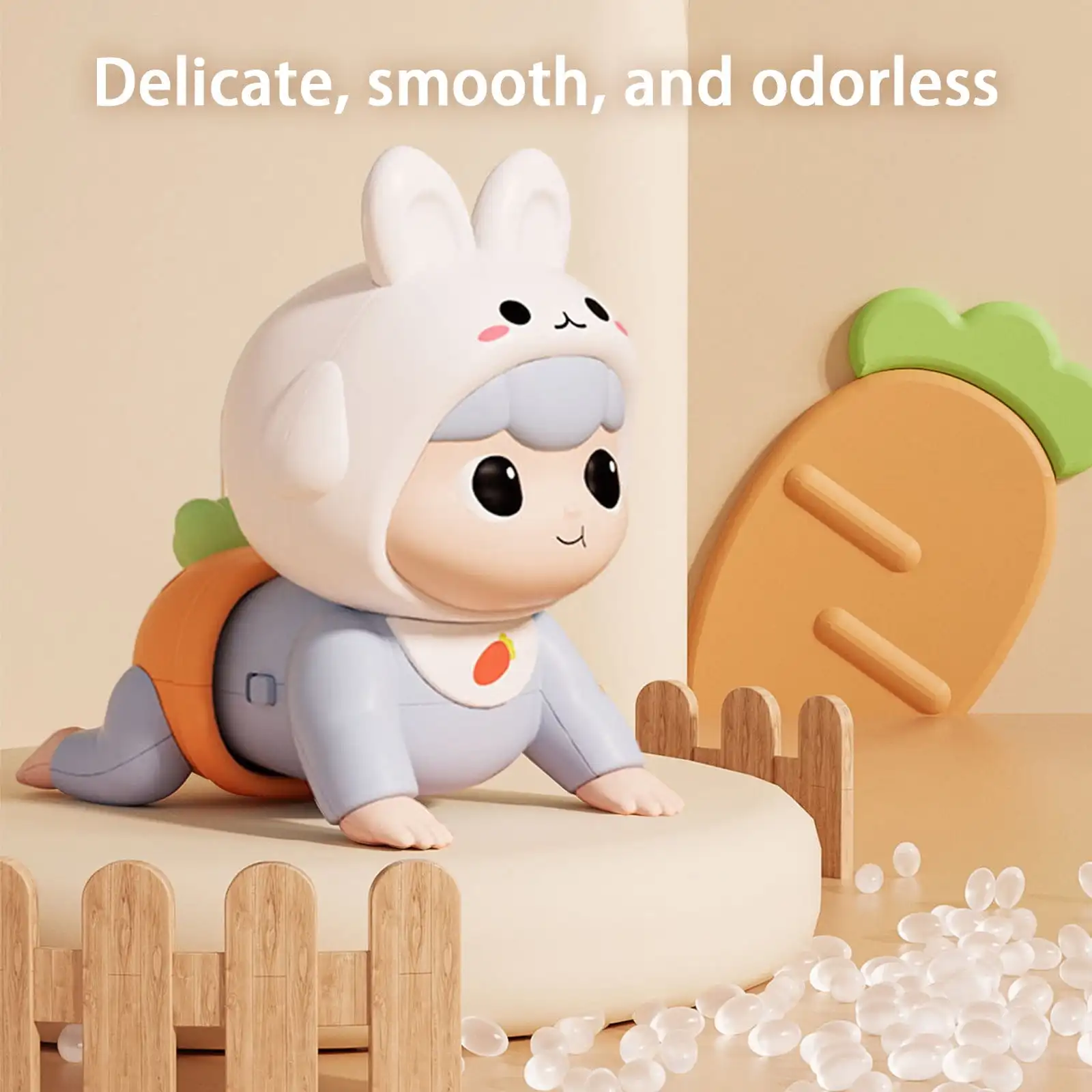 الرضع تعلم الزحف لعبة الحيوان الطفل الزحف دمية يمكن الغناء المشي وقت البطن لعبة مع الموسيقى التعلم المبكر لعبة تعليمية هدية #3