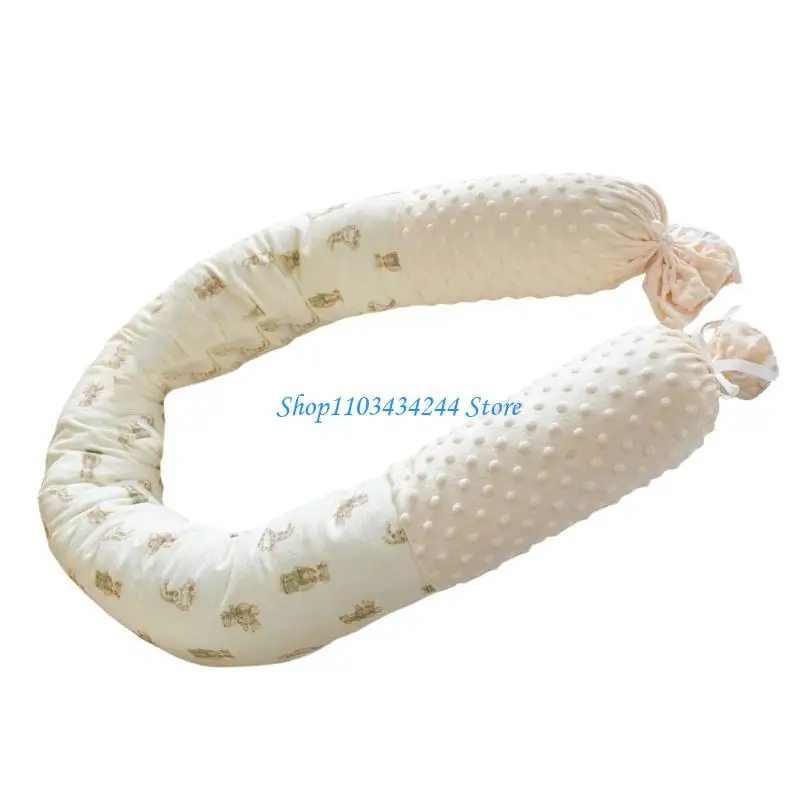  Cotton & Polyester Baby Crib Bumper Multifunction  Baby Bed Protector for Safe Sleep