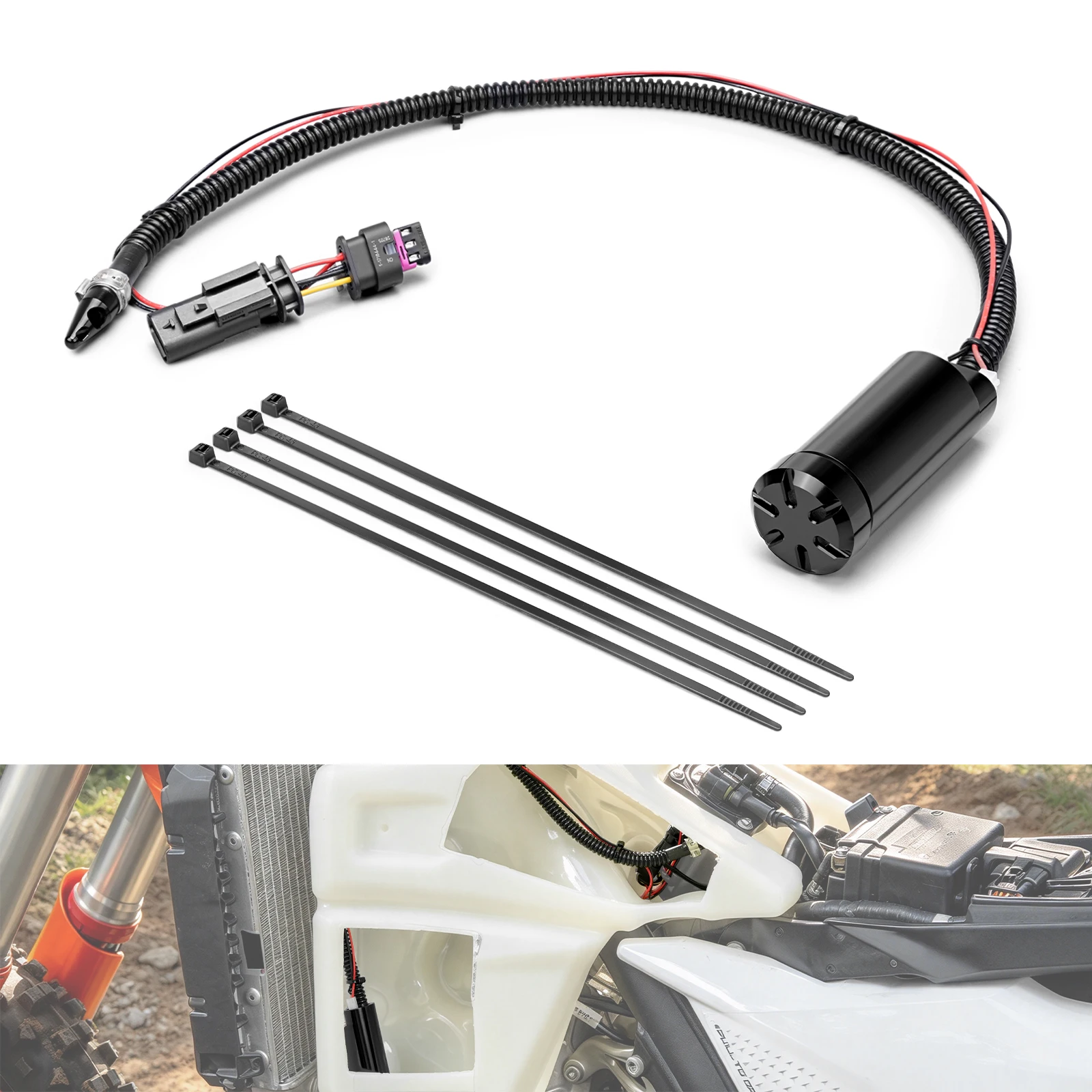 2027 2026 2025 2024 For KTM EXC-F SX-F 450 XC-F 350 EXC 300 XC-W 250 SX 125 Fuel Tank Transfer Pump Kit For Husqvarna TE TX FE