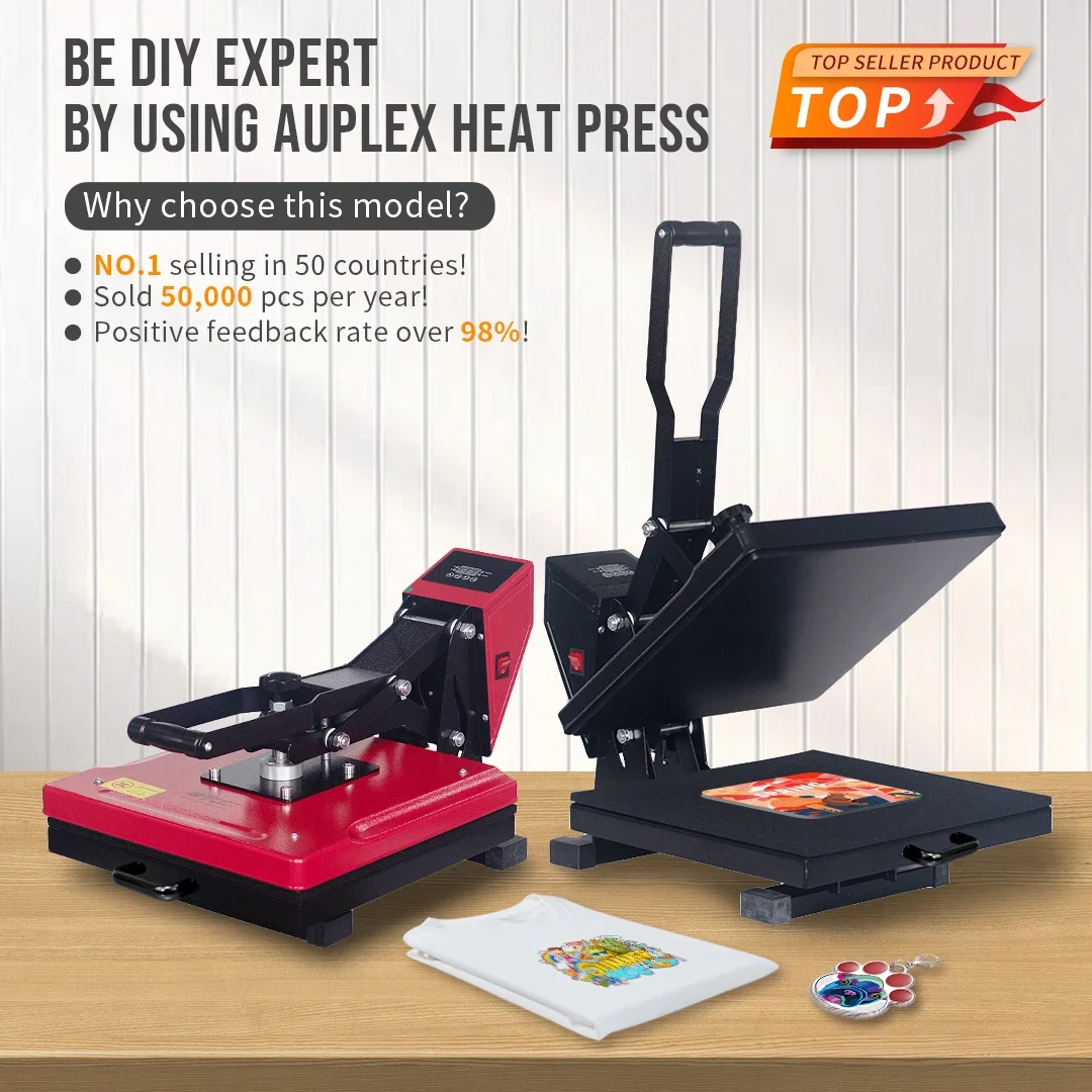 Cheapest T-shirt Heat Press Sticker T-shirt Printing Machine 16*24 Inches With Drawer Slide-out Design Reliable products