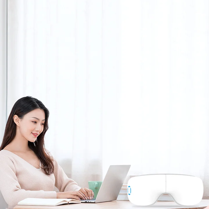 전기 진동 마사지 장비 치료 진동 눈 마사지 기계 음악과 휴대용 눈 관리 마사지 악기