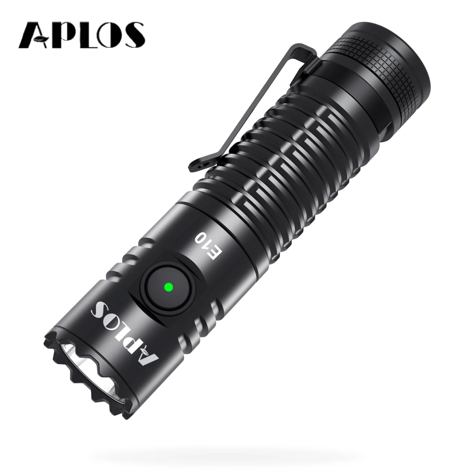 

APLOS E10 1300lm Tactical 18650 Flashlight Powerful LED Light USB C Rechargeable Torch Lantern with Power Indicator For Camping