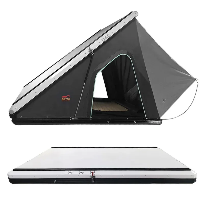 Heat Insulation Car Roof Top Tent Light Weight Slim Rooftop Tents Accept Customized Hard Shell Single 2 4 Person