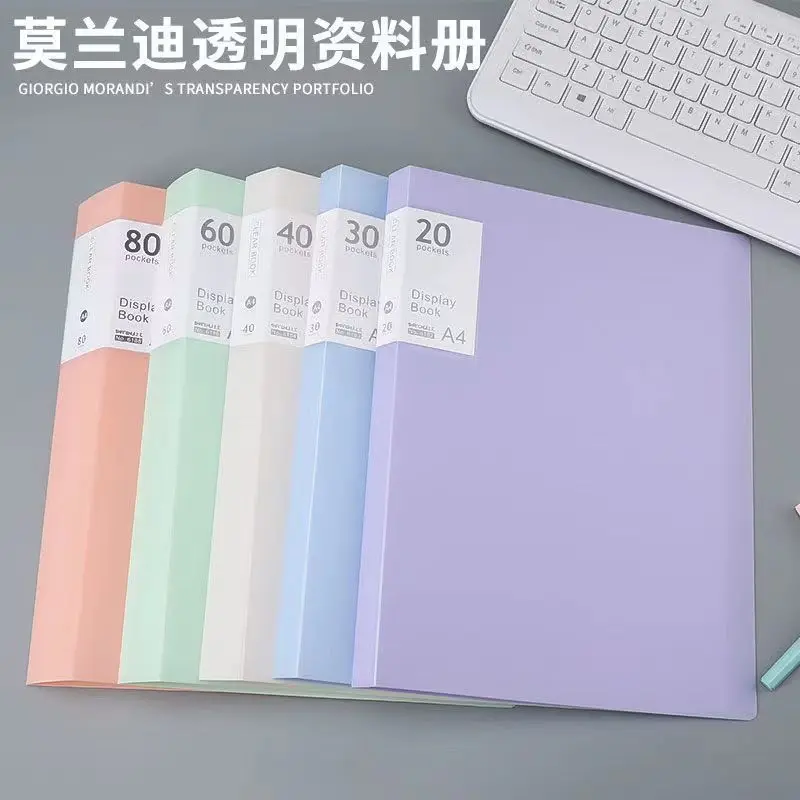 A4 Transparent Data Book, Insert Folder, Multi-layer Data Folder, Pregnancy Test Report Sheet, Student Test Paper folder