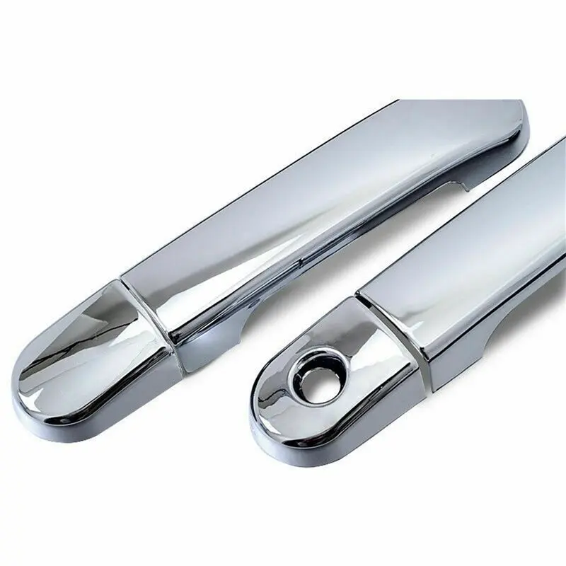 A48P-24Pcs Chrome Door Handle Cover Trim For Nissan Versa Tiida Latio 2007-12 LIVINA 2009-13 Car Styling
