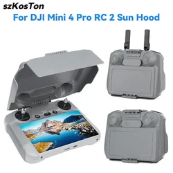 Concha protetora para dji mini 4 pro rc 2, capa solar, guarda-sol, protetor de tela, escudo protetor, ar 3 acessórios