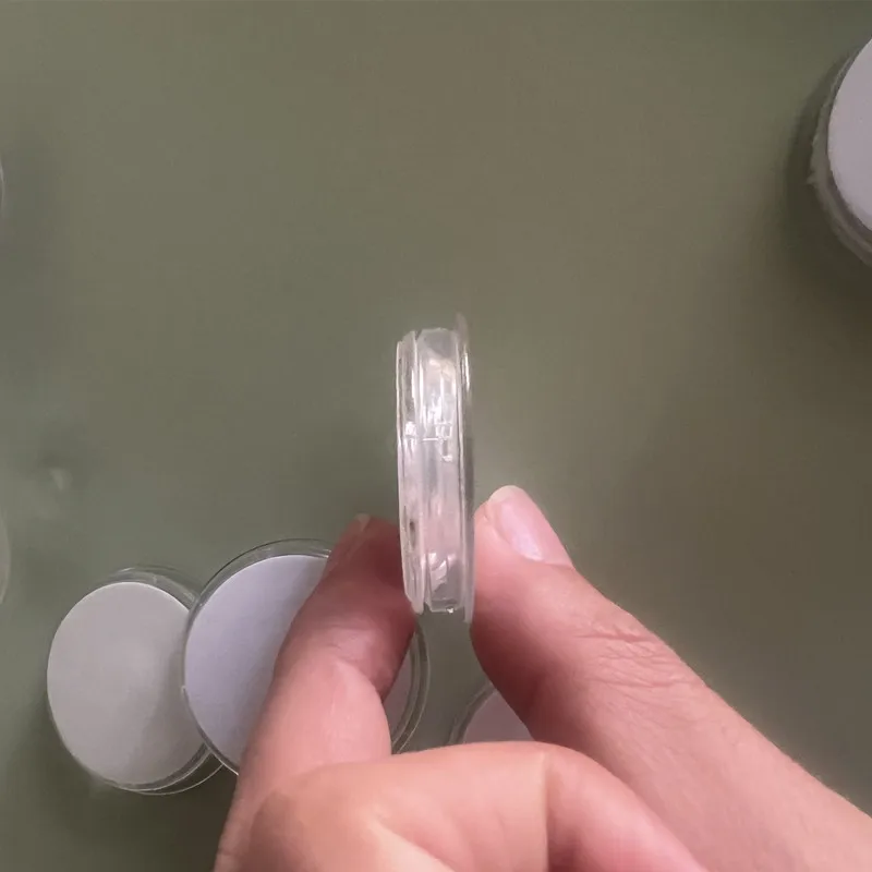 Soporte plegable para teléfono móvil, Base de alta calidad, toma de corriente transparente, accesorios para Griptok DIY