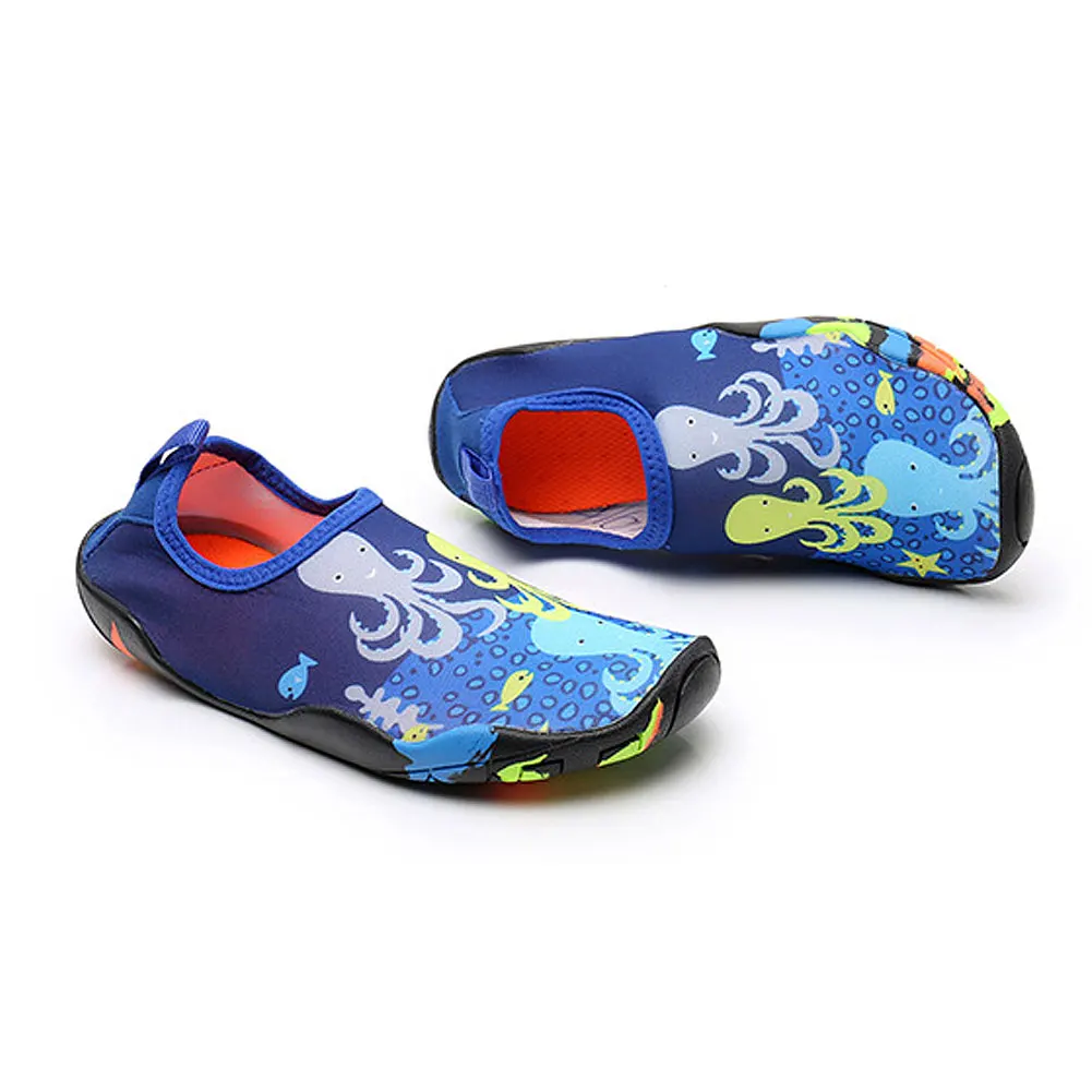 1 Pair Kids Sneaker Swimming Water Sports Aqua Seaside Beach Surfing Slippers Sport Snorkeling Boots For Children Upstream Shoes