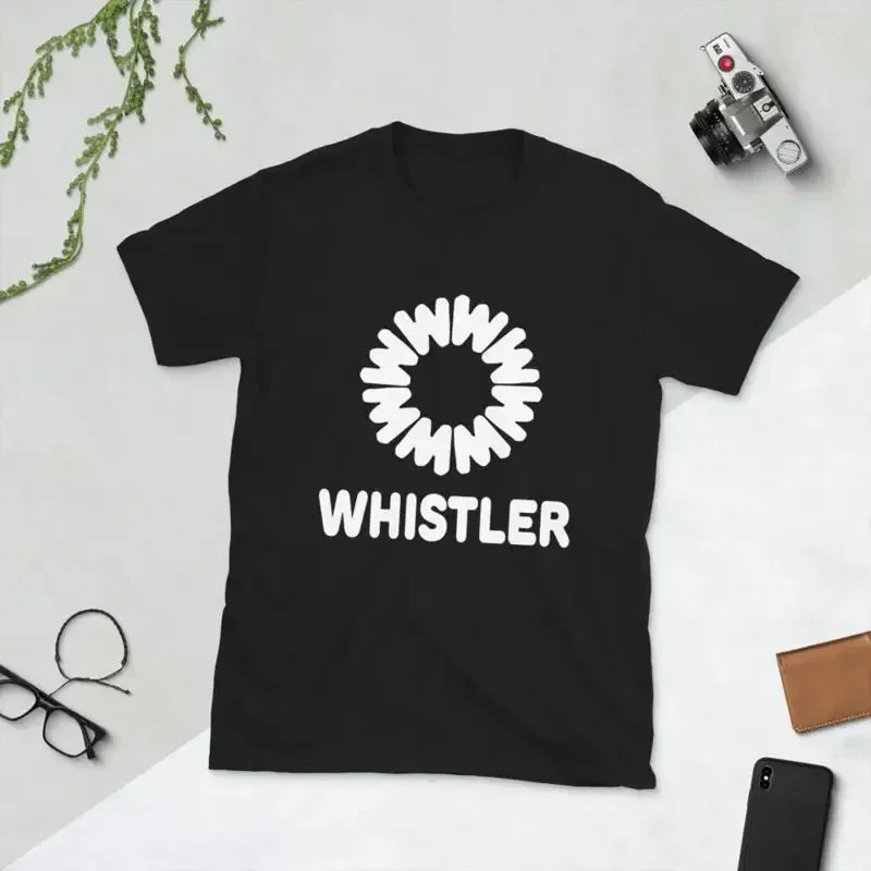 Whistler Retro Logo Snowflake 1980S Ski Canada Vancouver T Shirt