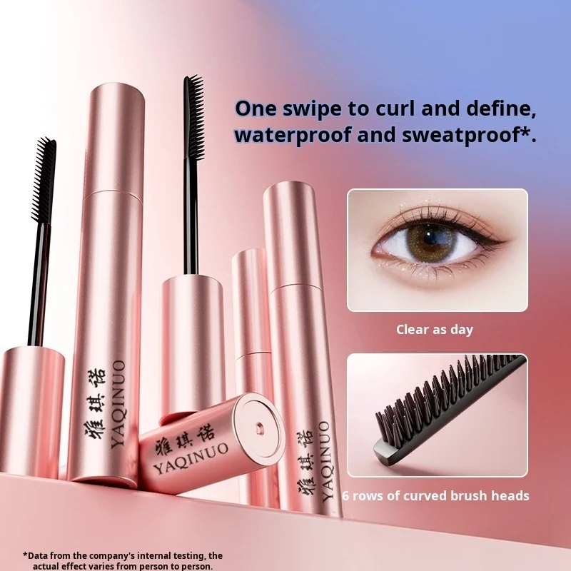 Mascara waterproof non smudging slimming curling thick lengthening styling long-lasting non-removal of makeup mascara