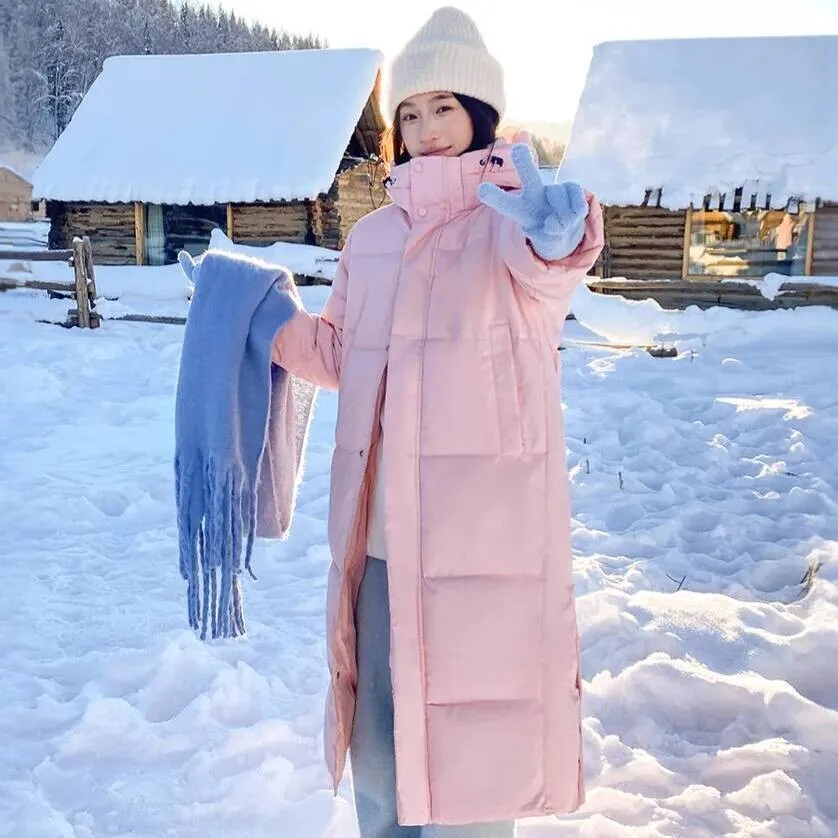 معاطف باركاس كبيرة الحجم للنساء مع قلنسوة وسحاب متين وأكمام طويلة فضفاضة وسميكة غير رسمية لخريف وشتاء 2025