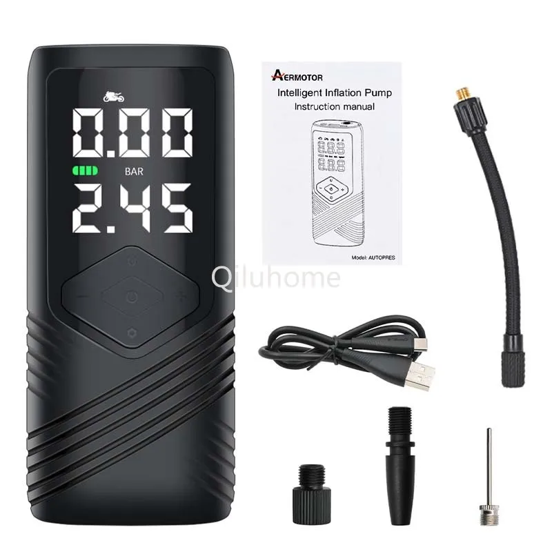 Car Wireless Air Pump Multi-Function Digital Display Tire Electric Blast Pump 2500ma Car Air Pump