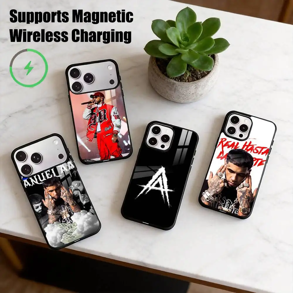 Anuel AA RHLM T-Trap  Phone Case For iPhone17,16,15,14,13,12,11 Plus,Pro Allows magnetic wireless charging Gift