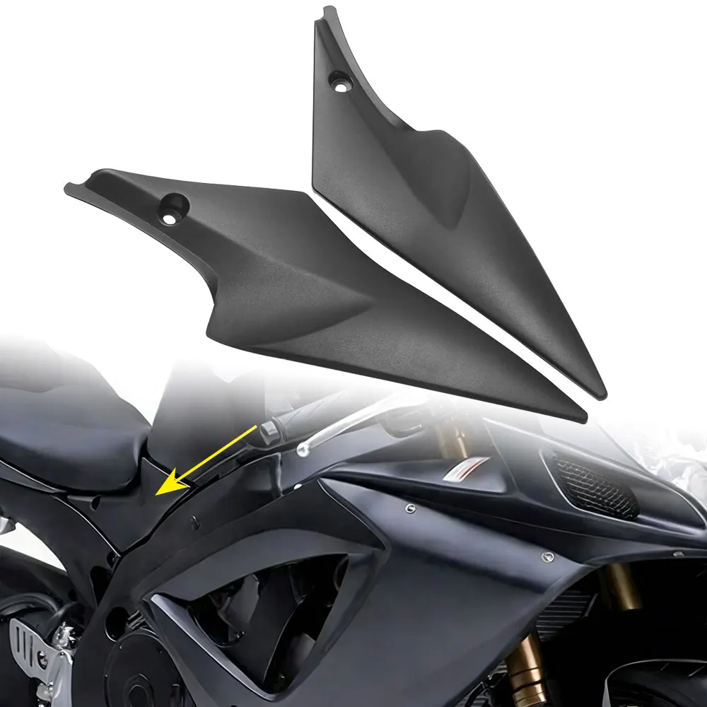 ABS Motorcycle Accessories Gas Tank Side Cover Fairing Panel For Suzuki GSX-R 600 750 K6/K7 2006-2007 Black