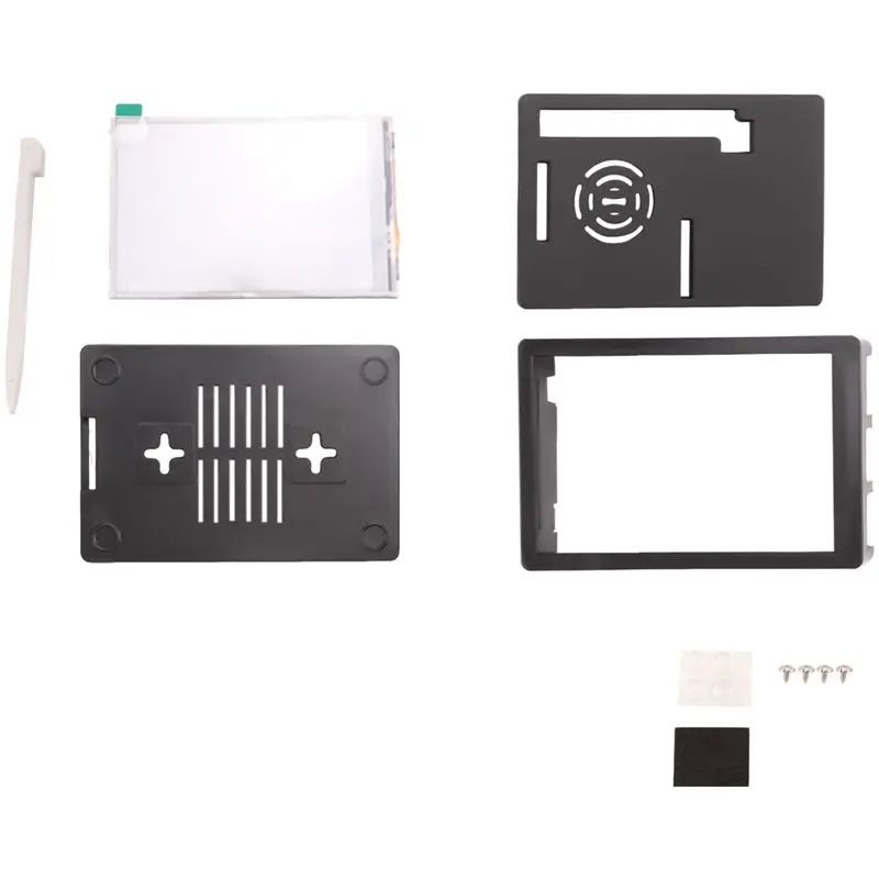 2X 3.5 Inch Tft Lcd Contact Screen 320X480 Resolution Abs Case + Touchpen For Raspberry Pi 4 B