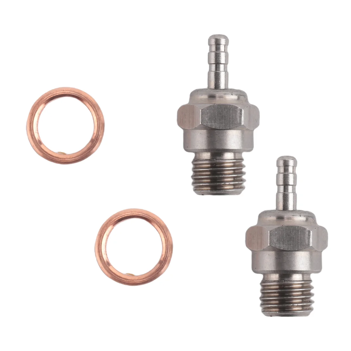 Lo-ok 2 قطعة توهج المقابس الساخن شرارة أجزاء المحرك اكسسوارات لشاحنة نيترو استبدال OS RC سيارة 70117 ، N4 #2