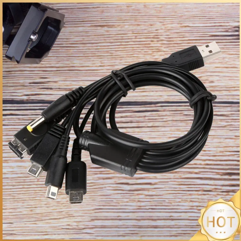 ニンテンドー用USB充電ケーブル、マルチ充電コード、ゲームケーブル、ndsl、nds、ndsi xl、3ds、5 in 1、1.2m、4フィート