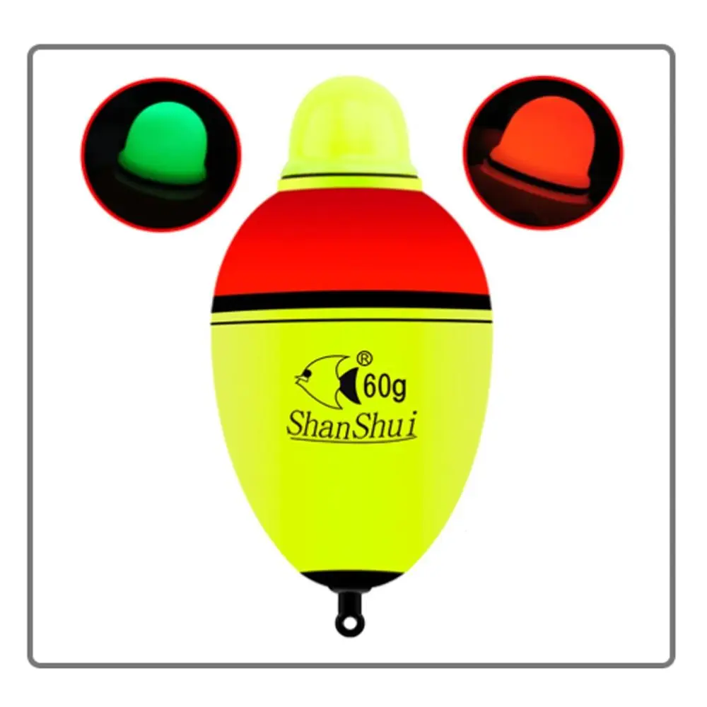 البلاستيك البصرية مرساة الأسماك تعويم رغوة العقرب هوك الإلكترون رغوة تعويم الأخضر مزدوجة اللون كبير البطن يطفو الكارب الملحقات