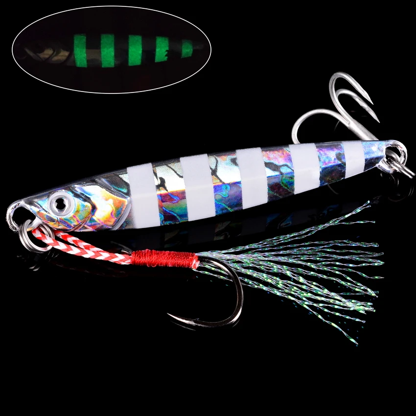 Ozean Boot Strand Meerwasser Angeln Drag Metall Jigging Köder 60g 80g Künstliche Köder für Spanische Makrele Bass Casting löffel Jigs – Detail 4