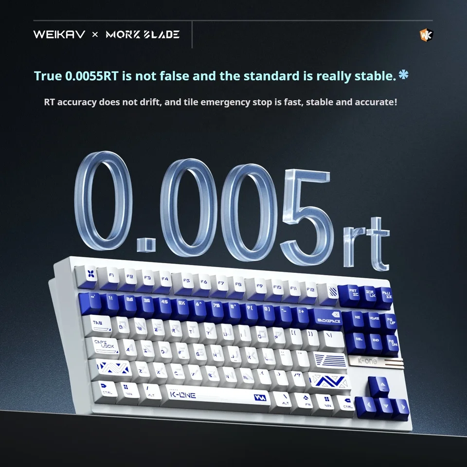 Weikav K-One80 Wired Keyboard Magnetic Switch Morkblade K-One Rt0