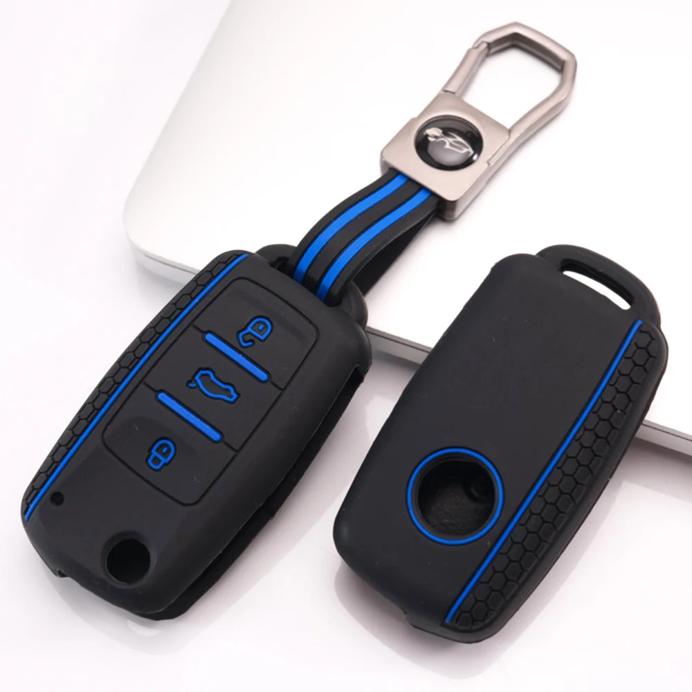 Smart Key Shell Keychain For Volkswagen Golf Polo Jetta Bora Passat Tiguan Lavida Sagitar Magotan Touran Sharan Caddy Scirocco