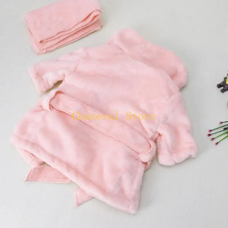 E7CE Baby Photo Robe Photography Clothing For Baby Newborn Bathrobes Wrap view 4