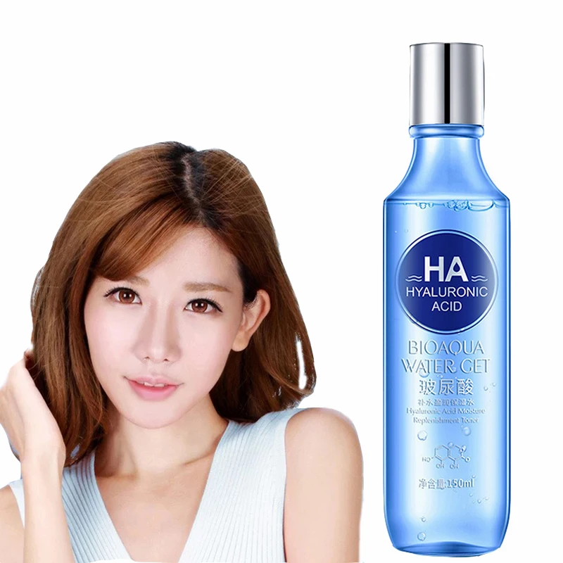 Hyaluronic Acid Moisturizing Face Toner Hydrating Oil-Control Facial Tonic Shrink Pores Makeup Water Skin Care150ml