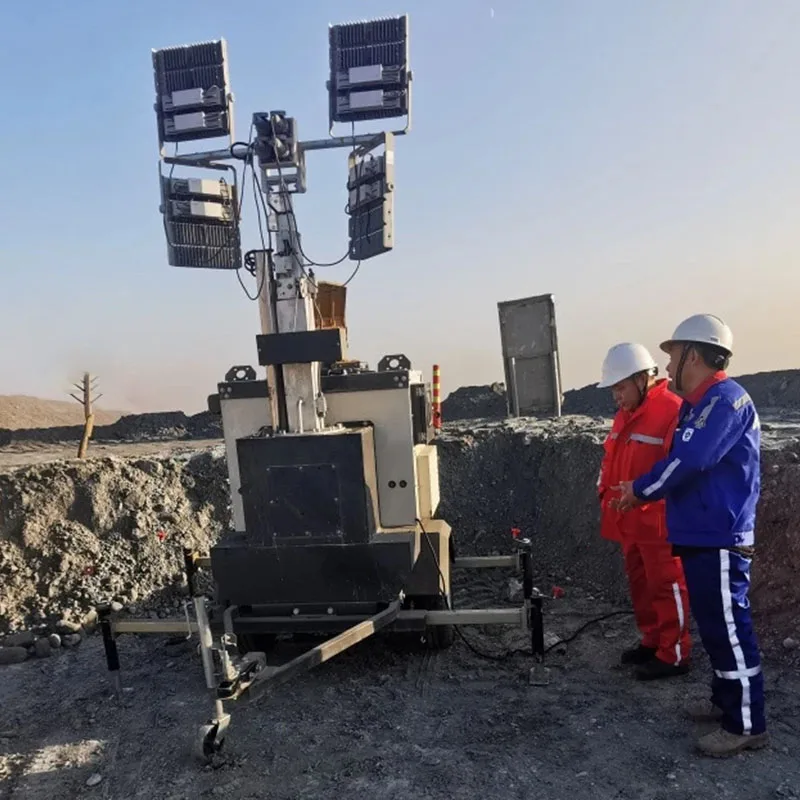 M Hydraulic Lighting Tower Generator Engine Portable Light Tower