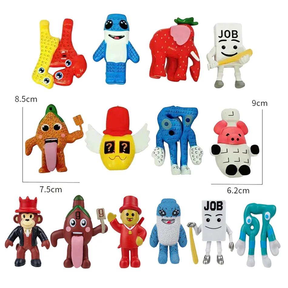 STEAL A BRAINROT Shark Figure Doll Toy Anime No. 9 House No.67 Giocattolo Film Animali Giocattolo Ventole Gioco Compleanno per Halloween Regali per bambini