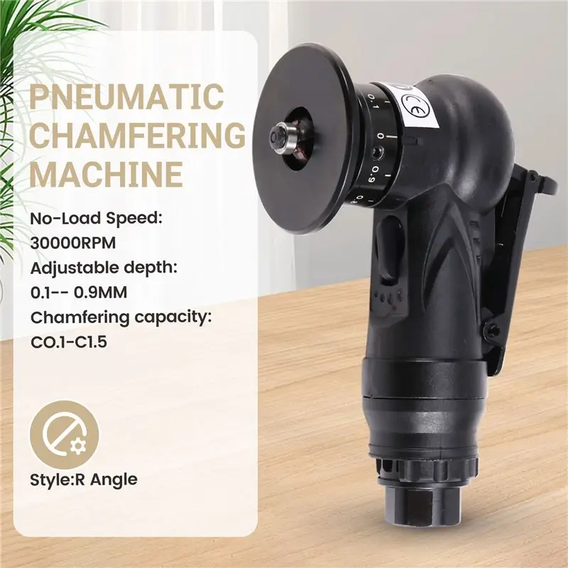 AT53 Pneumatic Chamfering Machine Blade 45 Arc Edging Machine