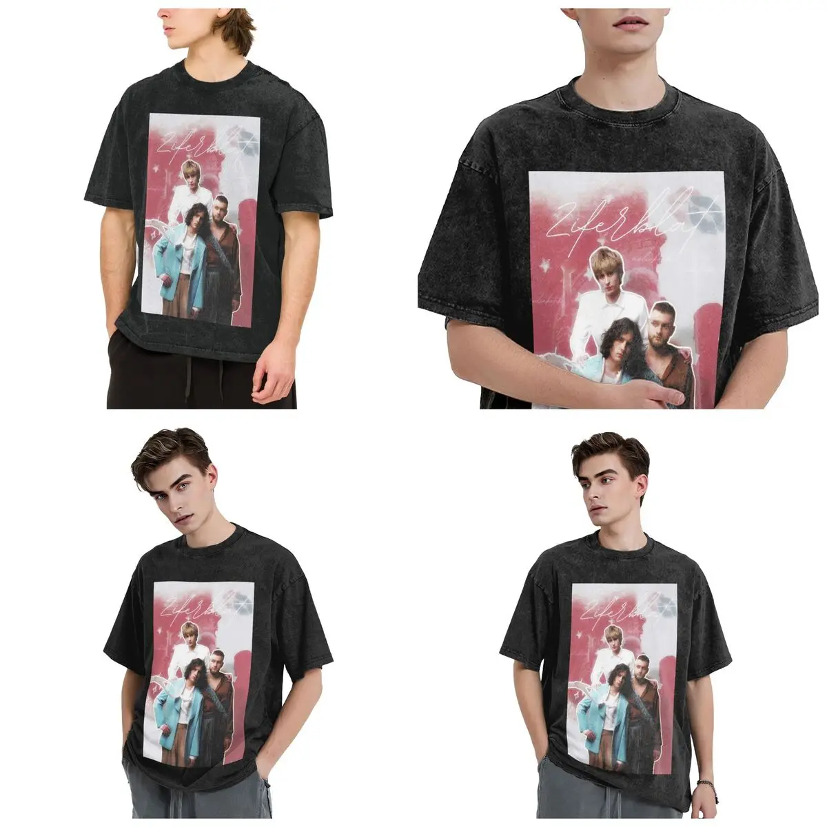 Streetwear T-Shirts Ziferblat Bird Of Pray Ukraine Eurovision 2025 Washed T Shirt Short Sleeve Hip Hop T-Shirt Tops Tees