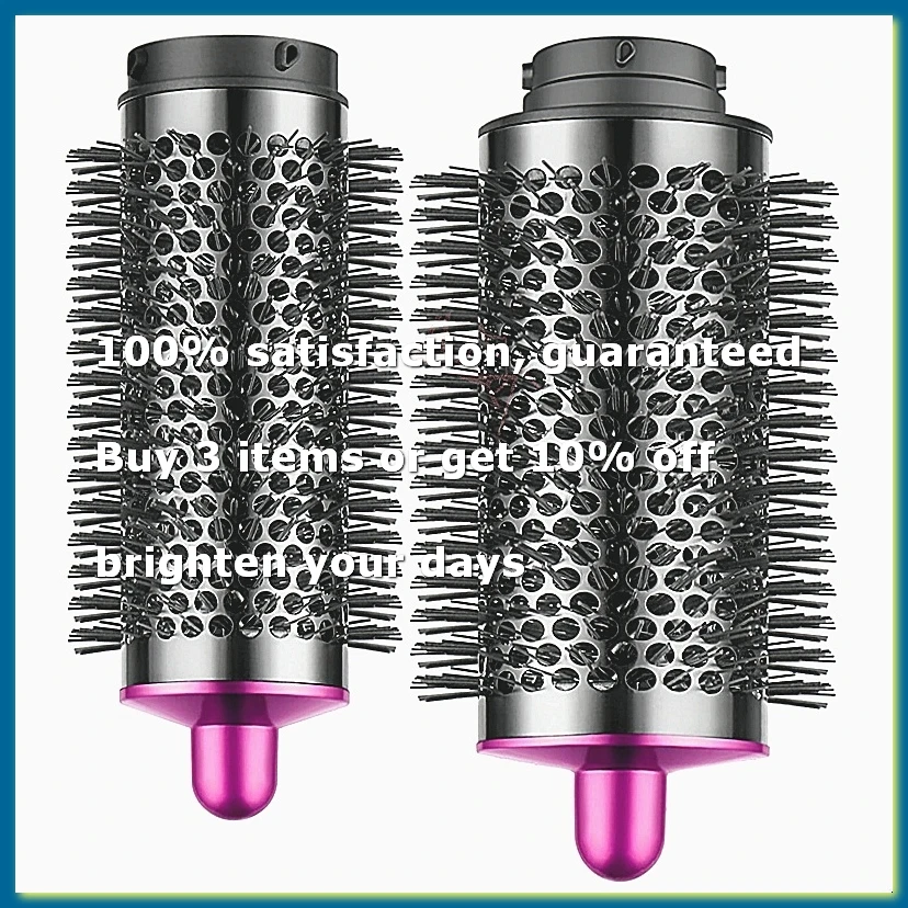 ●For Large & Small Round Volumizing Brush Attachment - Enhance Volume & Style Effortlessly Rose Red