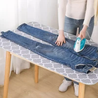 Portable Ironing Mat Travel Laundry Pad Clothes Protector Board Heat Resistant Blanket Mesh Press Clothes Washer Dryer