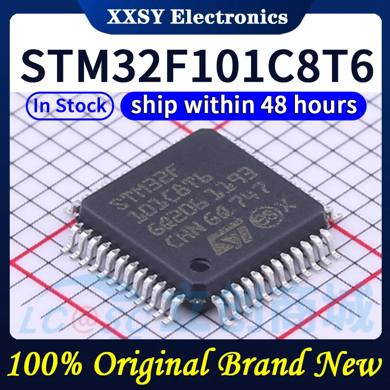 STM32F101C8T6 STM32F101CBT6 STM32F101RBT6 STM32F101RCT6 STM32F101RET6 STM32F101VCT6 STM32F101VBT6 STM32F101ZCT6 STM32F101T8U6